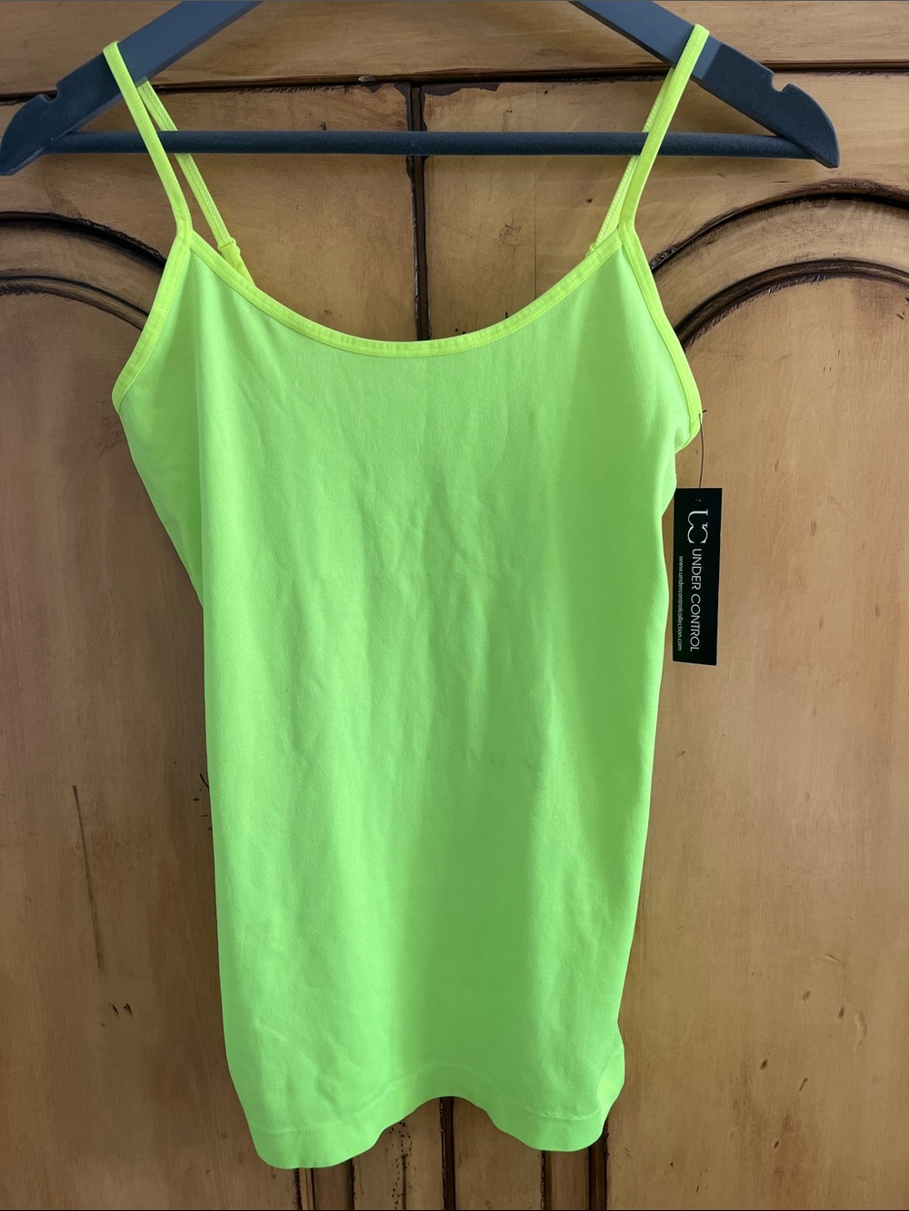 Under Control athletica Neon Lime Slim Strap Cami